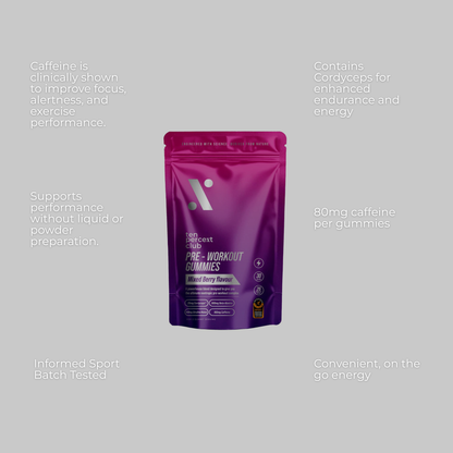 Mixed Berry Pre Workout Gummies