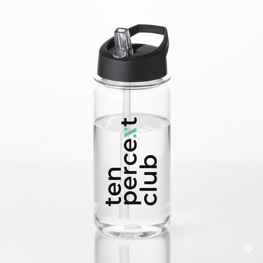600ml Spout Lid Clear Bottle