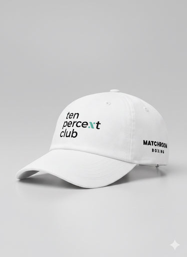 Matchroom Boxing x Ten Percent Club Classic White Cap