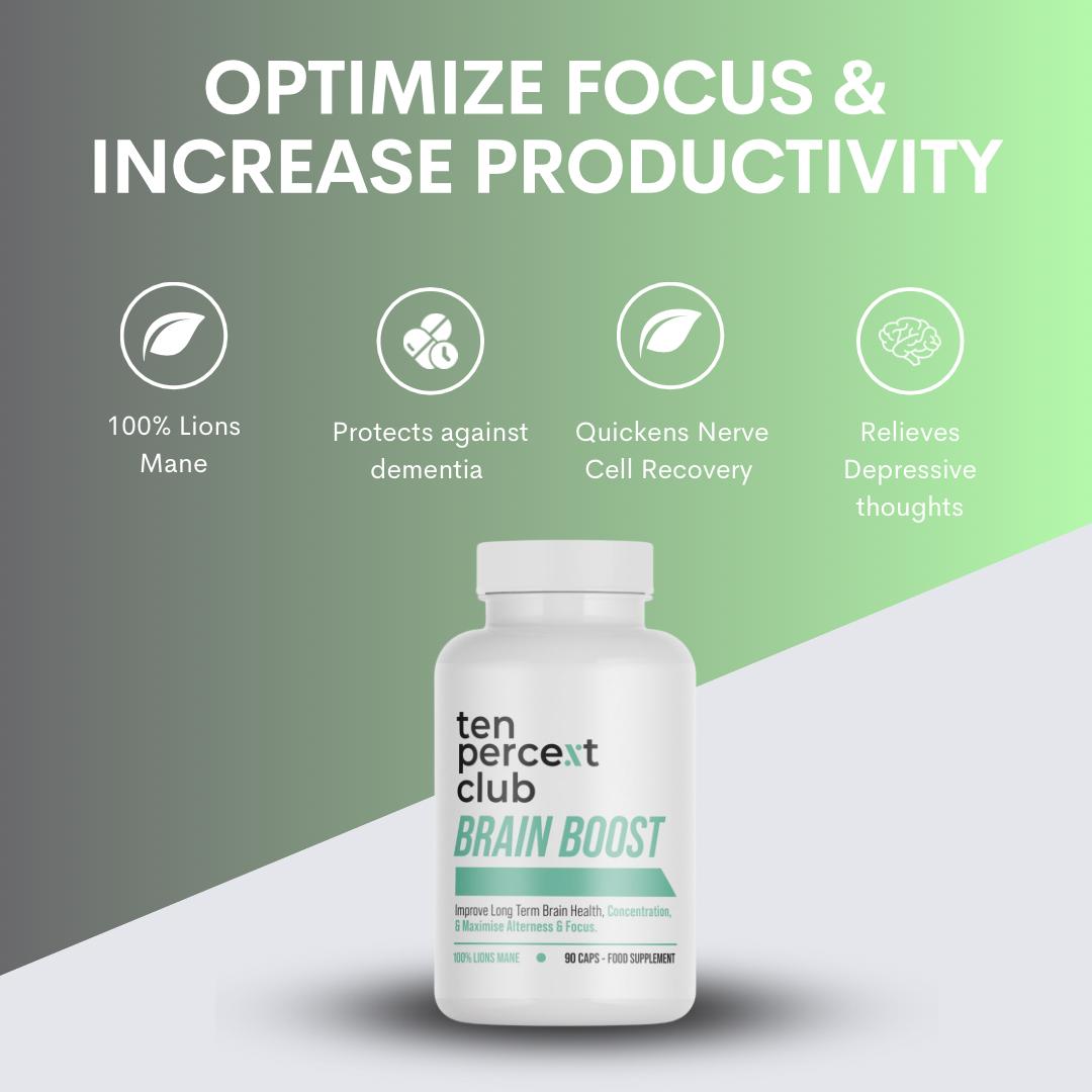 Brain Boosting Supplements | Focus Nootropic Supplement – Ten Percent Club